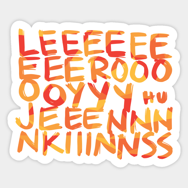 Leroy Jenkins Sticker by polliadesign
